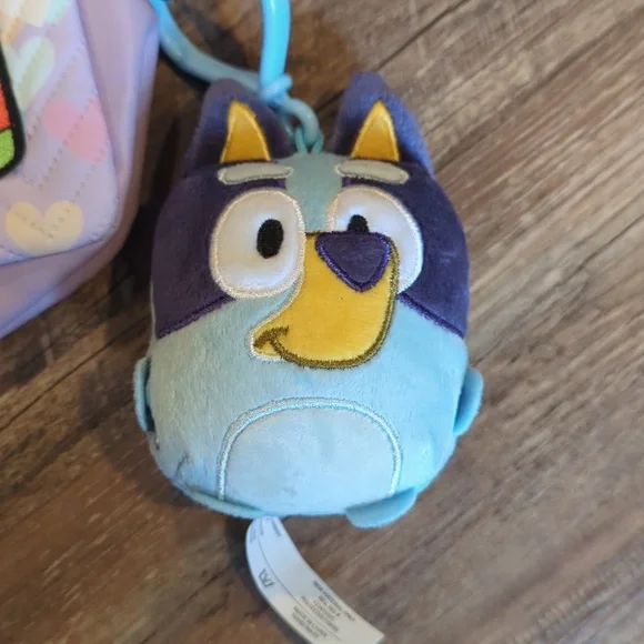 Bluey Across The Body Bag With Bag Charm With Matching Wallet - Picture 3 of 10